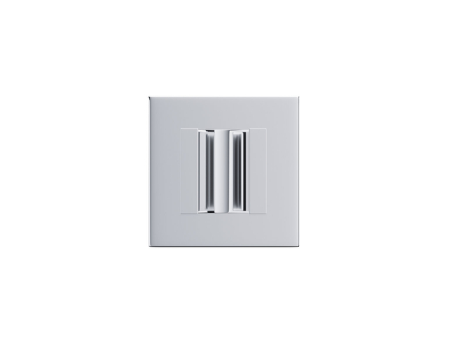 Corsan ANGO chrome shower set with LED rain shower, thermostatic Mixer, handset and spout