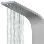 Corsan ALTO Duschpaneel Thermostat Silber LED Regendusche Auslauf