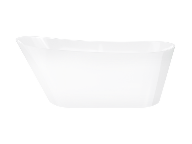 Corsan ESTELLA freistehende Badewanne 160 x 74 cm Klick-Klack-Stöpsel Golden