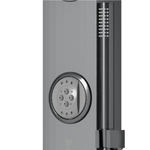 Corsan SNAKE shower panel Thermostat GunMetal steel LED rain shower