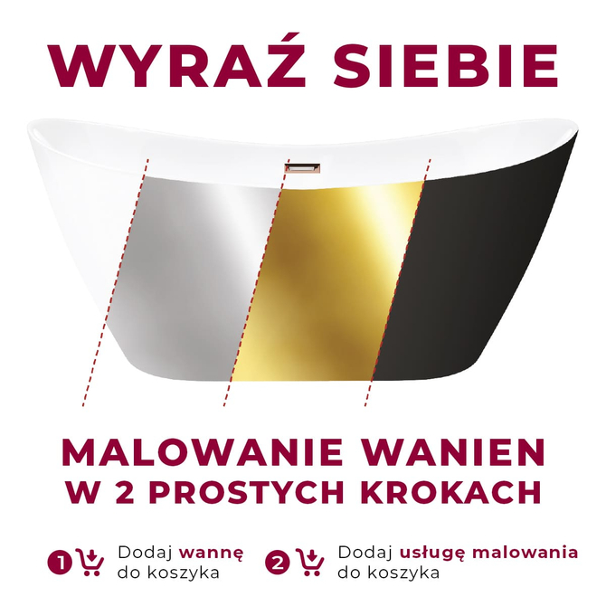 Corsan INTERO freestanding corner bathtub SLIM 150 x 75 Right-hand installation click-clack plug White