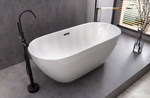 Corsan LUGO CMB7535BL Freestanding bathtub faucet, black